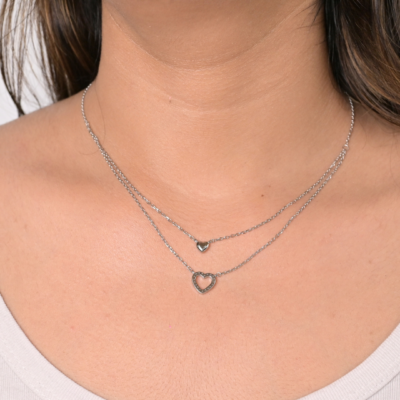 Silver Heart Harmony Pendant