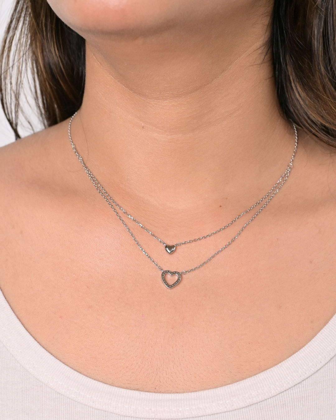 Silver Heart Harmony Pendant