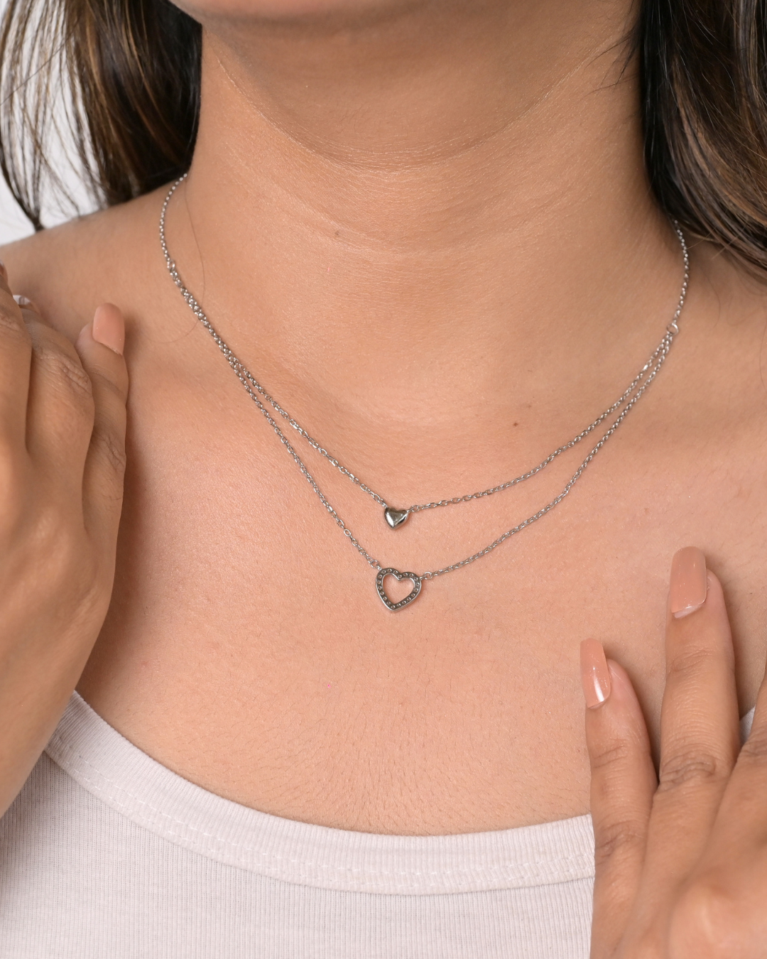 Silver Heart Harmony Pendant
