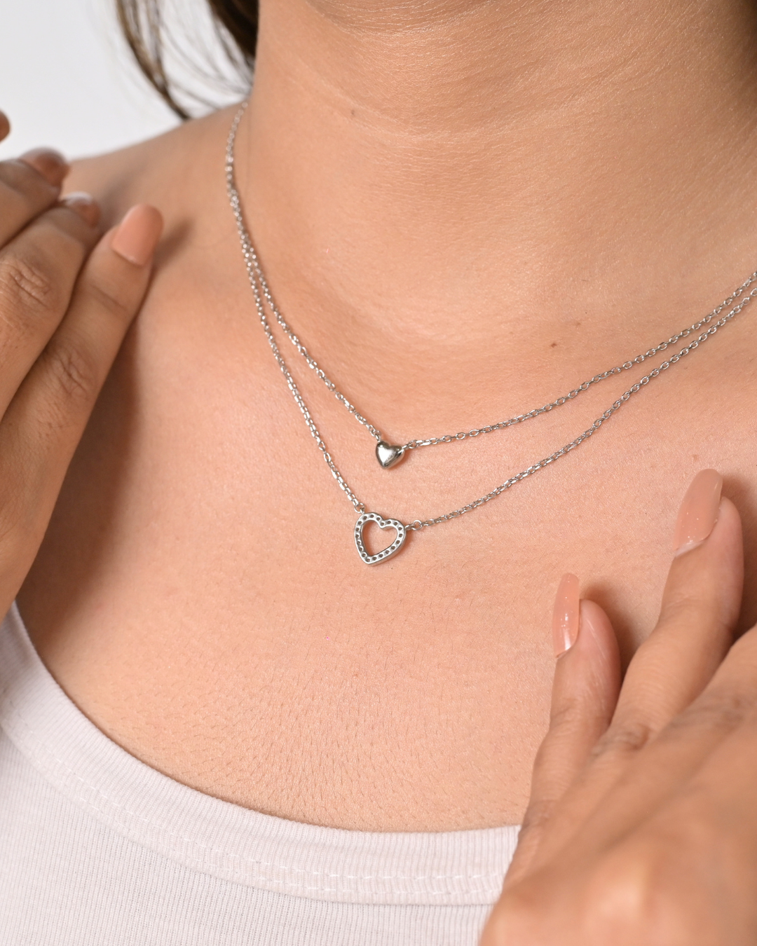 Silver Heart Harmony Pendant