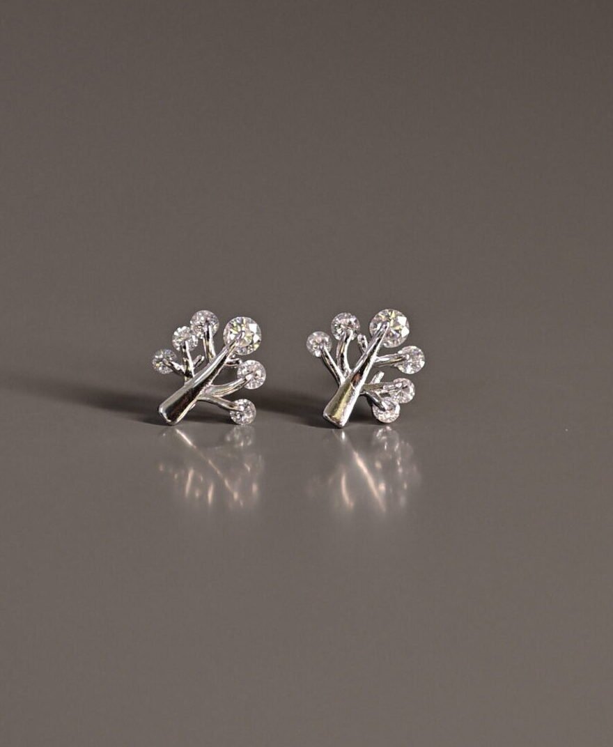 Tree of Life Silver Pendant & Earring Set
