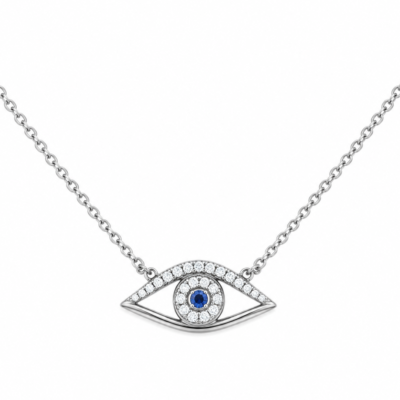 Silver Nazar Eye Pendant