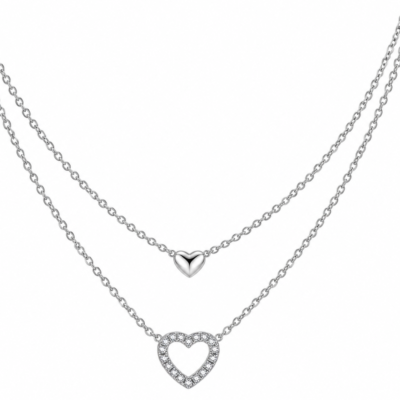 Silver Heart Harmony Pendant